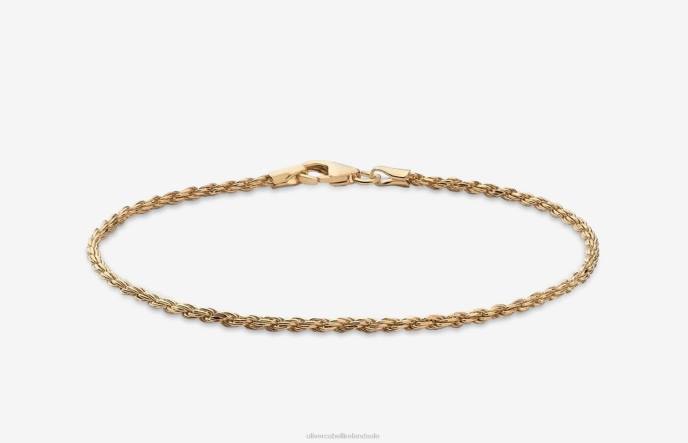 Oliver Cabell 2mm Rope Chain Bracelet Men PJDR228 Accessories Gold
