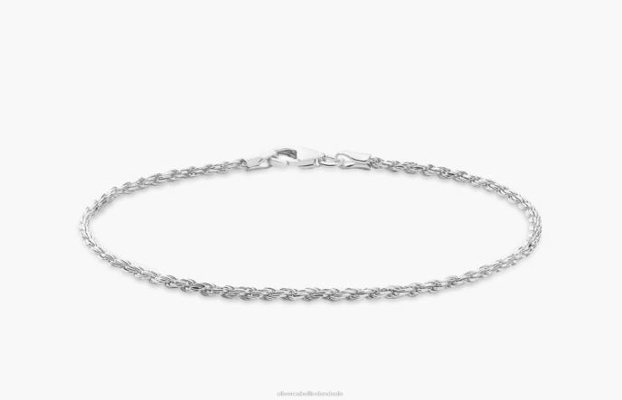 Oliver Cabell 2mm Rope Chain Bracelet Men PJDR229 Accessories Silver