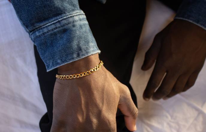 Oliver Cabell 4mm Cuban Chain Bracelet Men PJDR226 Accessories Gold