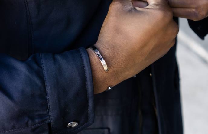 Oliver Cabell Alan Cuff Men PJDR217 Accessories Silver