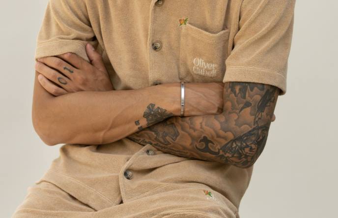 Oliver Cabell Alan Cuff Men PJDR217 Accessories Silver