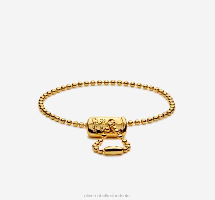 Oliver Cabell Cameron Bead Bracelet Men PJDR225 Accessories Gold