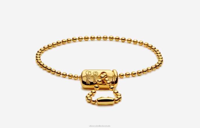 Oliver Cabell Cameron Bead Bracelet Men PJDR225 Accessories Gold