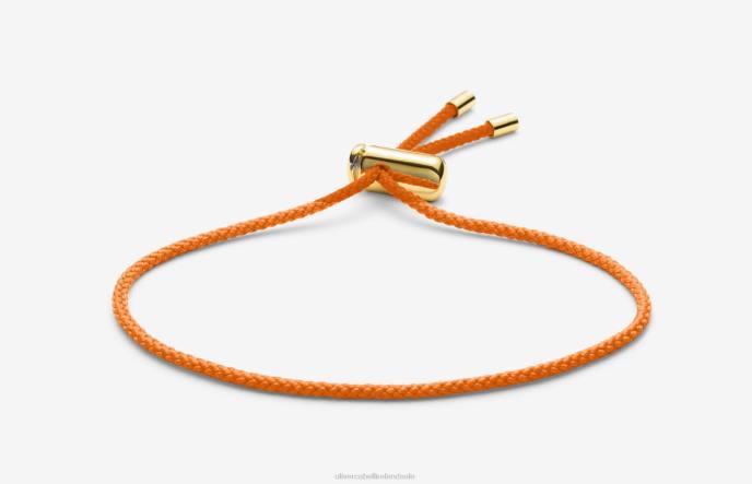 Oliver Cabell Cameron Cord Bracelet Men PJDR219 Accessories Orange