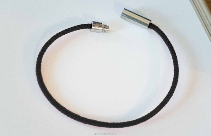 Oliver Cabell Fern Cord Bracelet Men PJDR204 Accessories Black