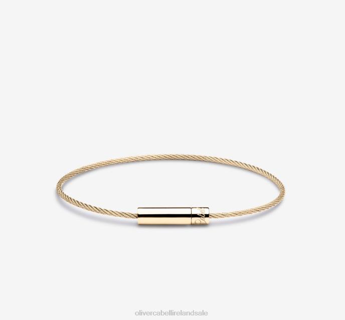 Oliver Cabell Michael Cable Bracelet Men PJDR197 Accessories Gold