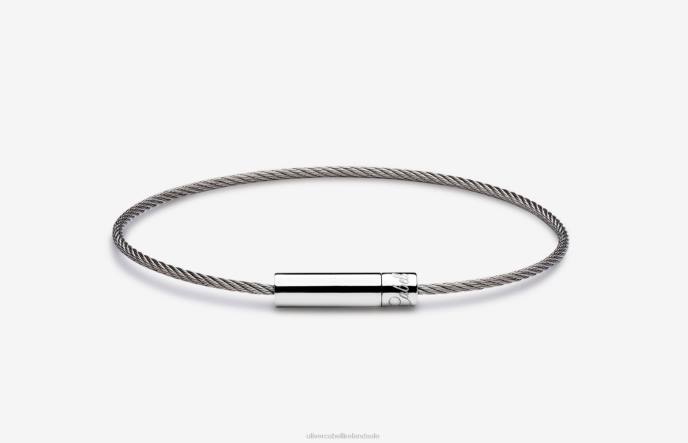 Oliver Cabell Michael Cable Bracelet Men PJDR198 Accessories Silver