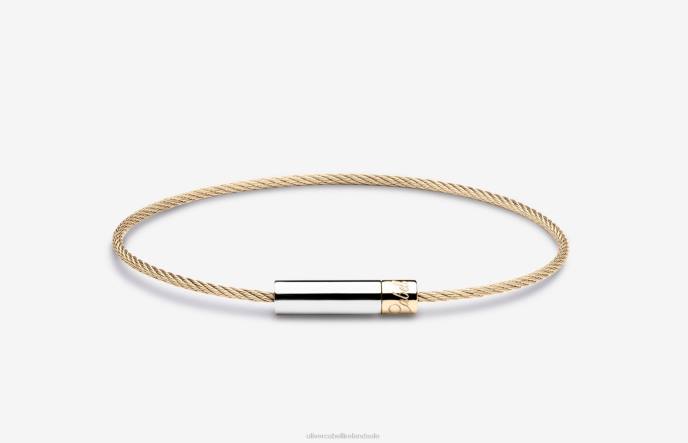 Oliver Cabell Michael Cable Bracelet Men PJDR223 Accessories Gold/Silver