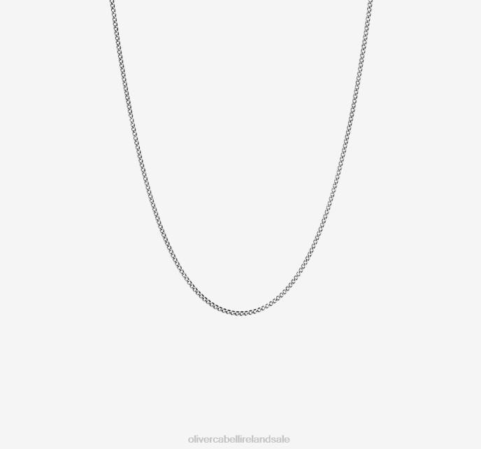 Oliver Cabell 1.4mm Cuban Chain Men PJDR213 Accessories Silver