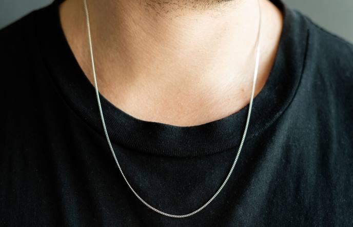 Oliver Cabell 1.4mm Cuban Chain Men PJDR213 Accessories Silver