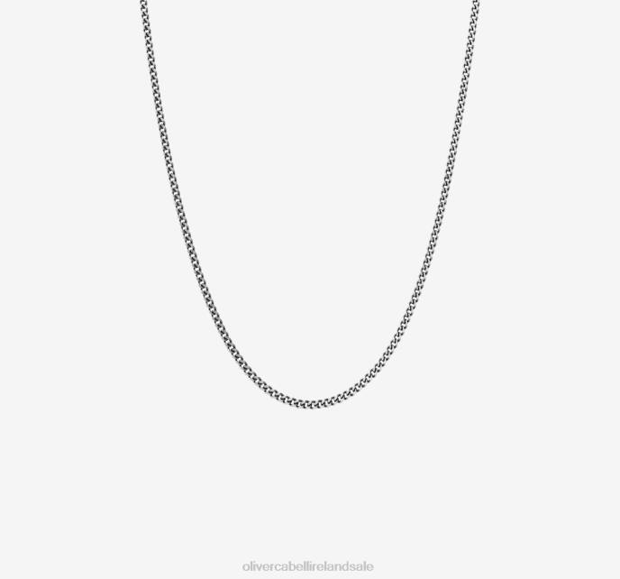 Oliver Cabell 2mm Cuban Chain Men PJDR212 Accessories Silver