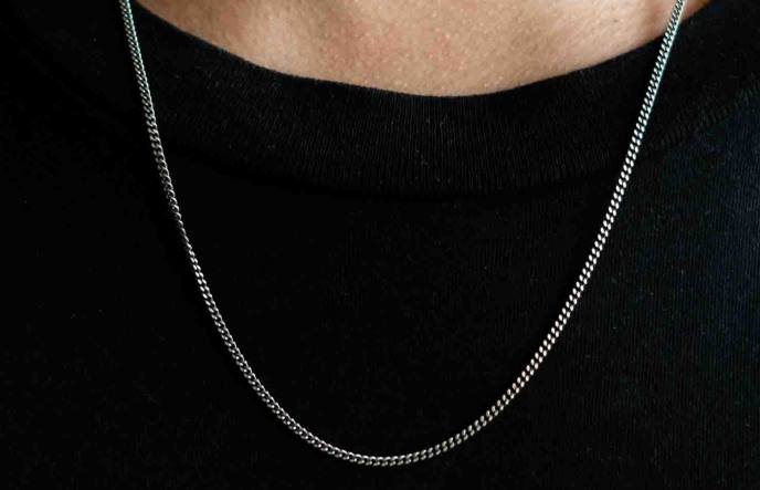 Oliver Cabell 2mm Cuban Chain Men PJDR212 Accessories Silver