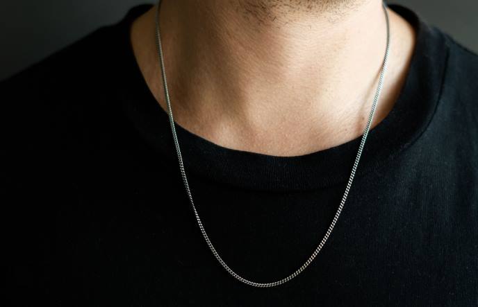 Oliver Cabell 2mm Cuban Chain Men PJDR212 Accessories Silver