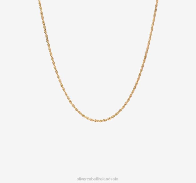 Oliver Cabell 2mm Rope Chain Men PJDR214 Accessories Gold