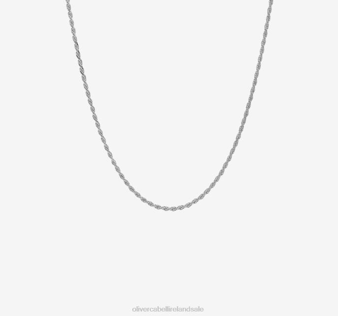 Oliver Cabell 2mm Rope Chain Men PJDR215 Accessories Silver