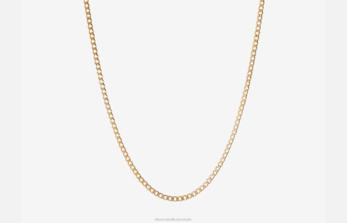 Oliver Cabell 3mm Cuban Chain Men PJDR206 Accessories Gold