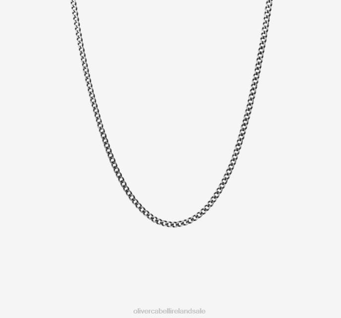 Oliver Cabell 3mm Cuban Chain Men PJDR207 Accessories Silver