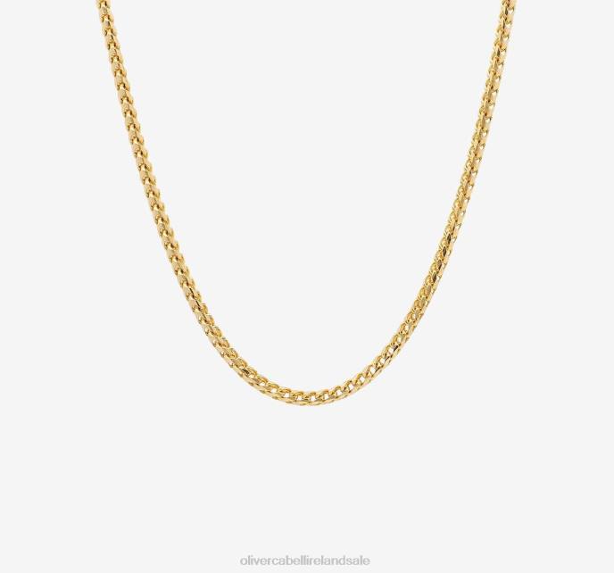 Oliver Cabell 3mm Franco Chain Men PJDR231 Accessories Gold