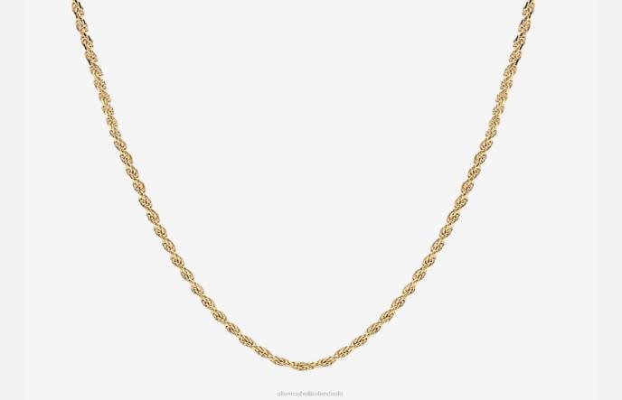 Oliver Cabell 4mm Rope Chain Men PJDR230 Accessories Gold