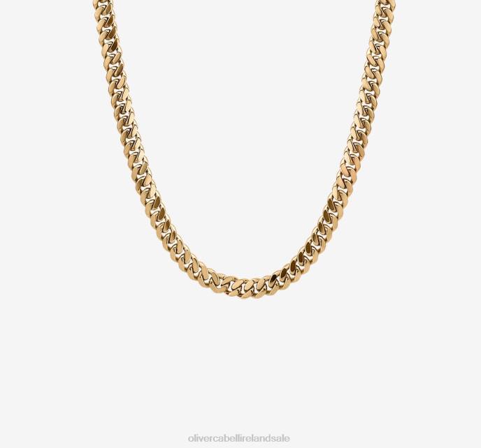 Oliver Cabell 5mm Cuban Chain Men PJDR195 Accessories Gold
