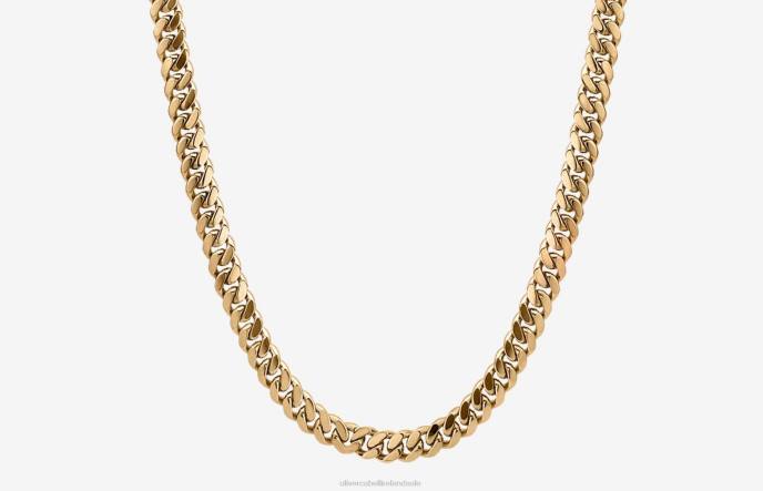 Oliver Cabell 5mm Cuban Chain Men PJDR195 Accessories Gold