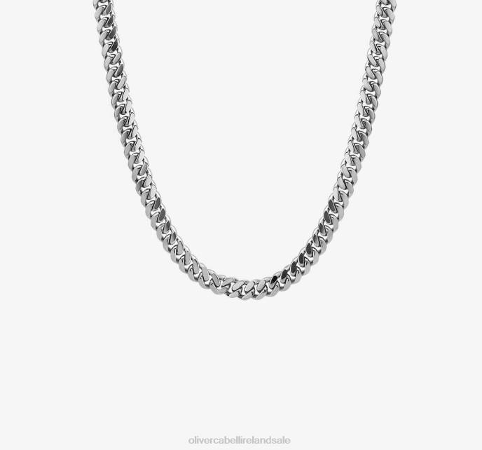 Oliver Cabell 5mm Cuban Chain Men PJDR202 Accessories Silver