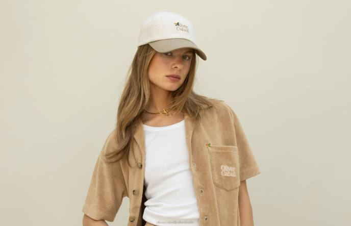 Oliver Cabell LA Capsule Baseball Cap Men PJDR238 Accessories Drywall