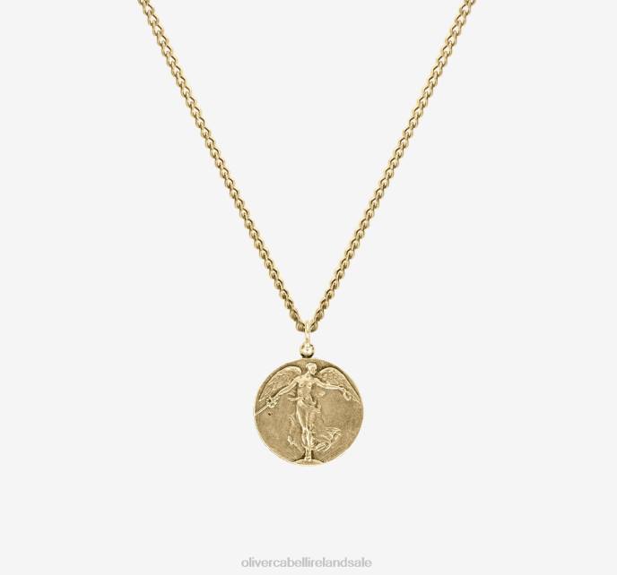 Oliver Cabell Angel of Mercy Pendant Necklace Men PJDR237 Accessories Gold