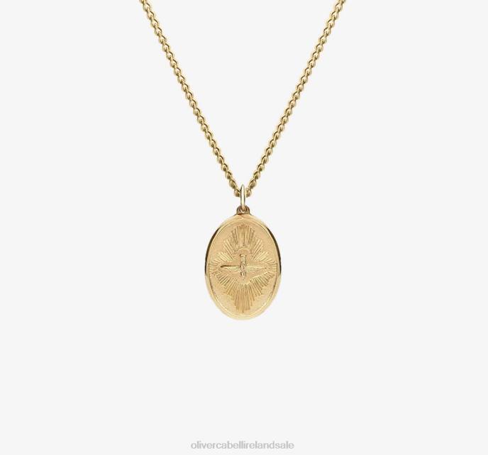 Oliver Cabell Dove Pendant Necklace Men PJDR209 Accessories Gold