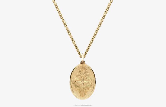 Oliver Cabell Dove Pendant Necklace Men PJDR209 Accessories Gold