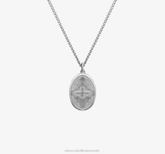 Oliver Cabell Dove Pendant Necklace Men PJDR210 Accessories Silver
