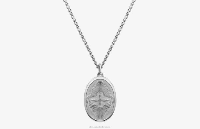 Oliver Cabell Dove Pendant Necklace Men PJDR210 Accessories Silver