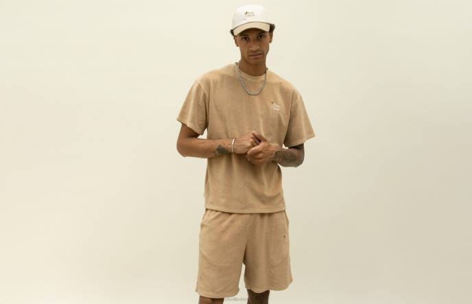 Oliver Cabell LA Capsule Terry Cloth Shorts Men PJDR242 Clothes Mojave