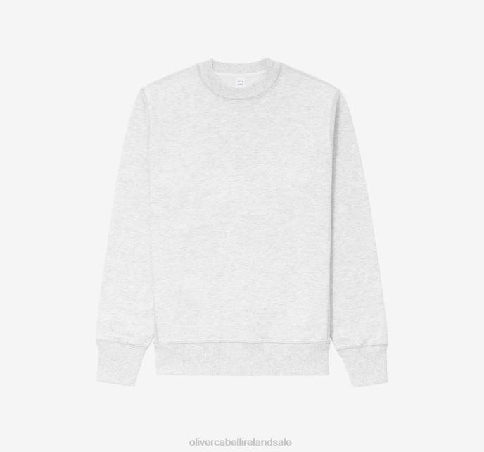 Oliver Cabell Crewneck Sweatshirt Men PJDR255 Clothes Grey Heather