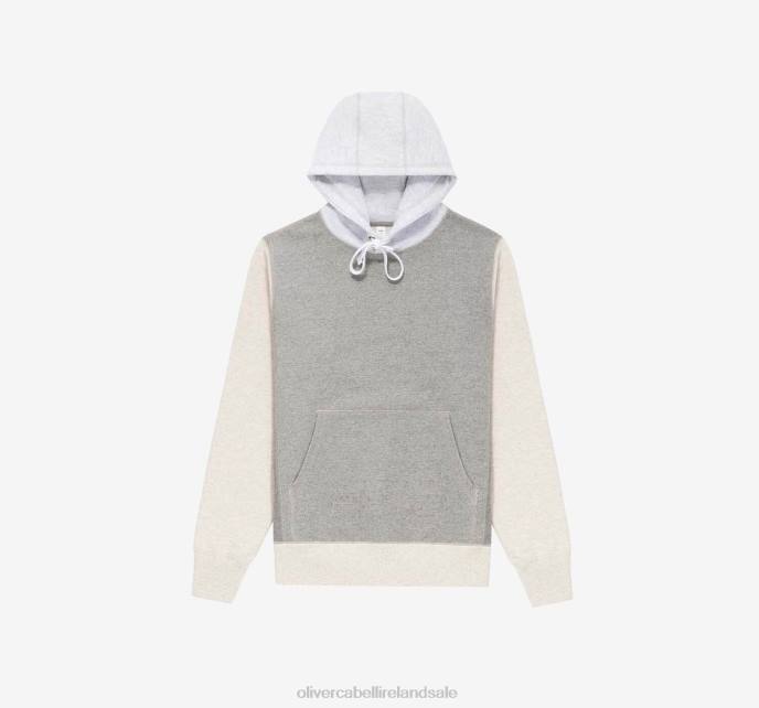 Oliver Cabell OC Core Hoodie Men PJDR251 Clothes Colorblock 2