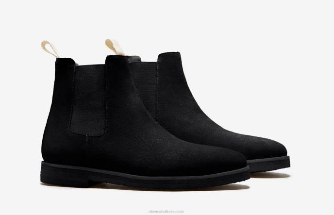 Oliver Cabell Chelsea Boot Men PJDR173 Footwear Black Suede