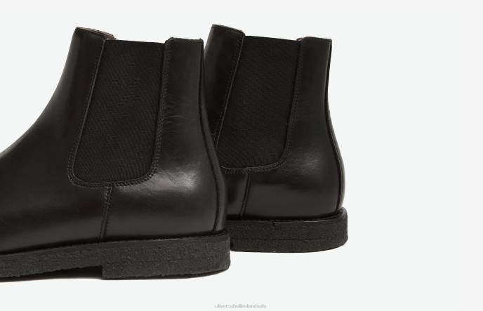 Oliver Cabell Chelsea Boot Men PJDR183 Footwear Black Leather