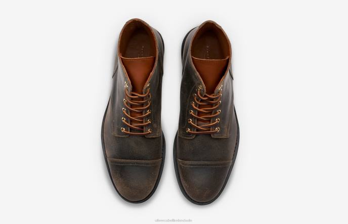 Oliver Cabell SB 1 Men PJDR171 Footwear Waxed Wasabi