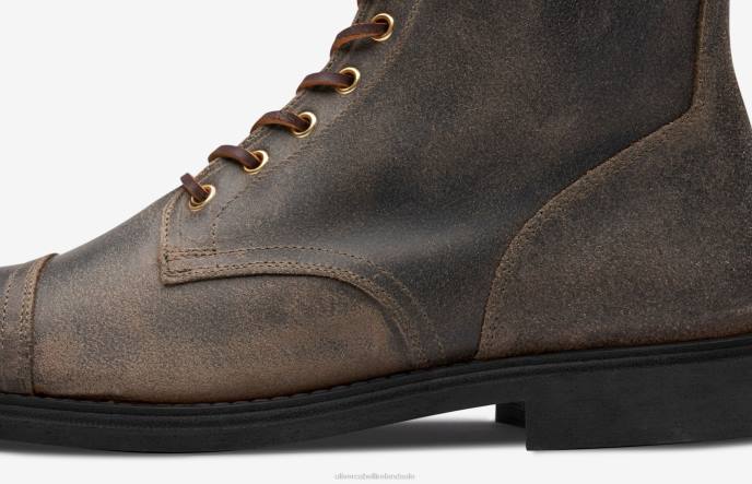 Oliver Cabell SB 1 Men PJDR171 Footwear Waxed Wasabi