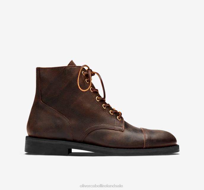 Oliver Cabell SB 1 Men PJDR191 Footwear Hickory Waxed Kudu
