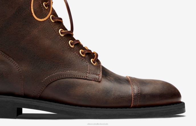 Oliver Cabell SB 1 Men PJDR191 Footwear Hickory Waxed Kudu