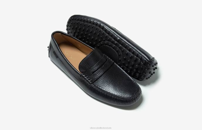 Oliver Cabell Driver 6 Men PJDR150 Footwear Black Pebbled