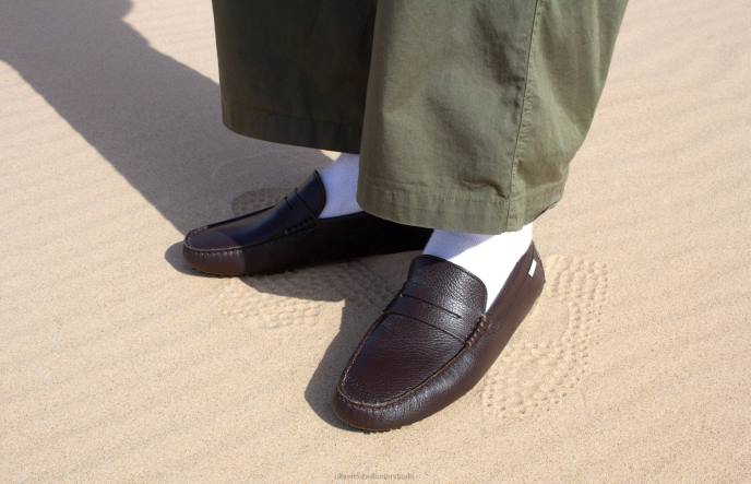 Oliver Cabell Driver 6 Men PJDR151 Footwear Chocolate Pebbled