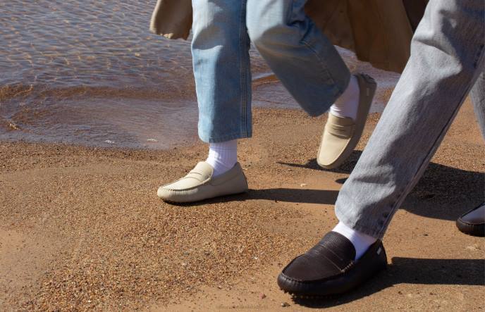 Oliver Cabell Driver 6 Men PJDR151 Footwear Chocolate Pebbled