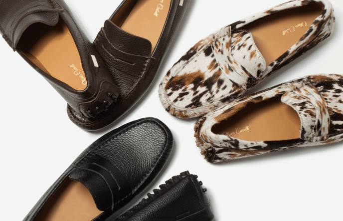 Oliver Cabell Driver 6 Men PJDR151 Footwear Chocolate Pebbled