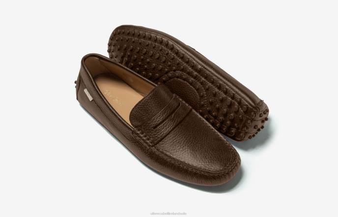 Oliver Cabell Driver 6 Men PJDR151 Footwear Chocolate Pebbled