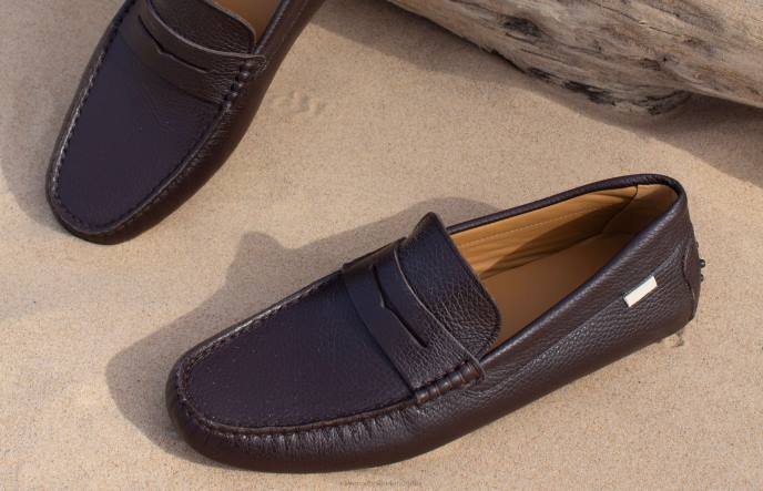 Oliver Cabell Driver 6 Men PJDR151 Footwear Chocolate Pebbled