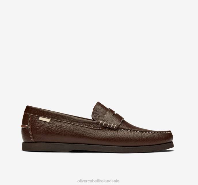 Oliver Cabell Penny Loafer Men PJDR90 Footwear Chocolate