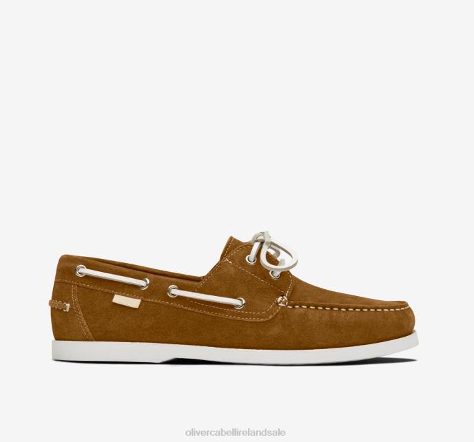 Oliver Cabell Boat Men PJDR189 Footwear Chestnut