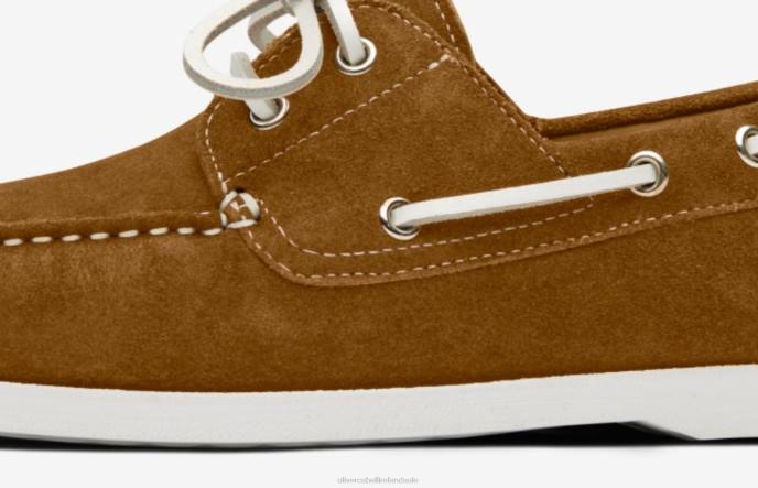 Oliver Cabell Boat Men PJDR189 Footwear Chestnut